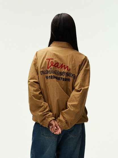 Retro Logo Coach Jacket