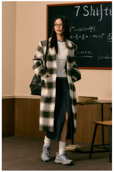 Short & Long Brown Plaid Coats - CHINASQUAD