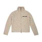 High Collar Zip-Up Jacket - CHINASQUAD