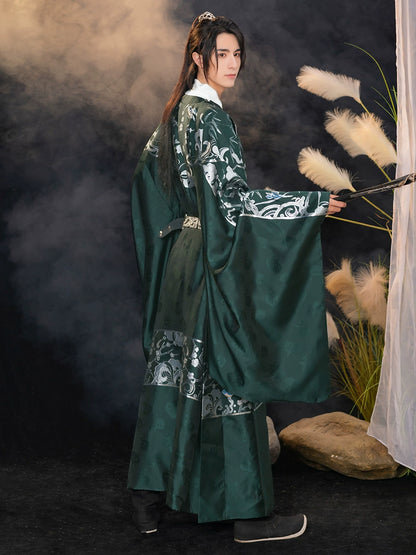 &quot;清熙&quot; Round-collar Robe Hanfu - CHINASQUAD