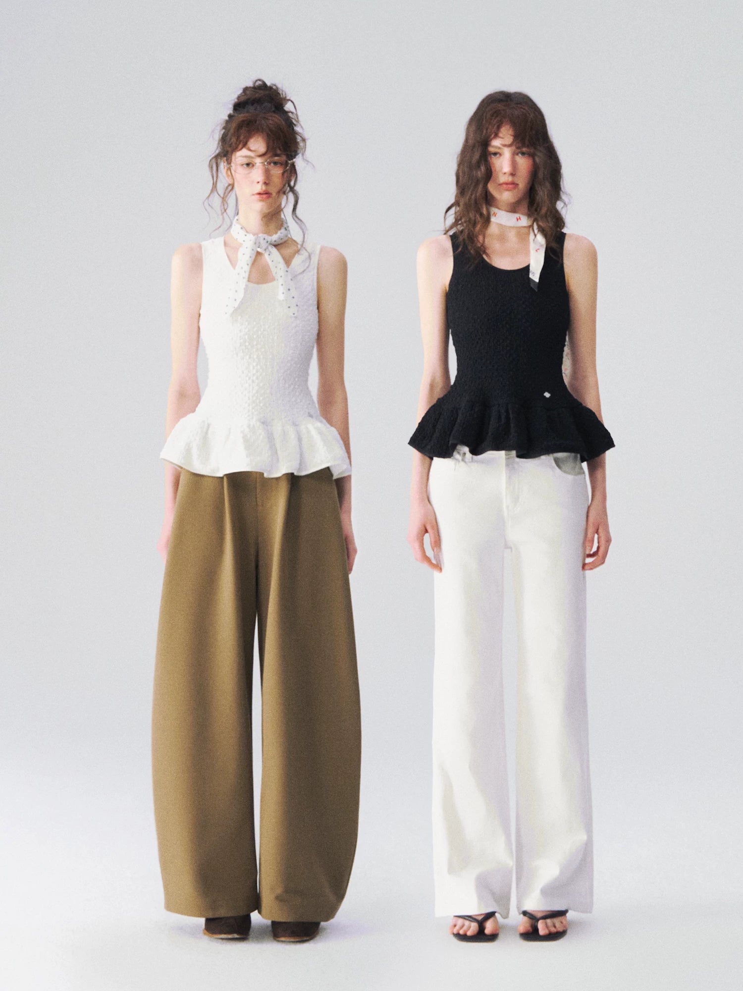 Cloud Ruffle Sleeveless Tank Top