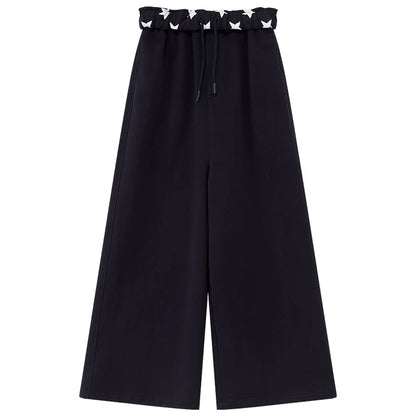 Hooded Sweatshirt &amp; Wide-Leg Sweatpants Set