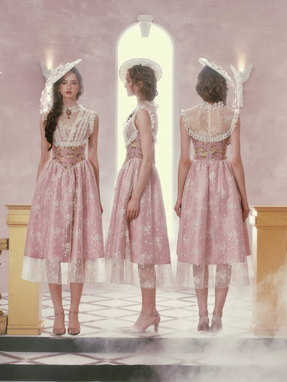 Rose Ode Rococo Couture Dress