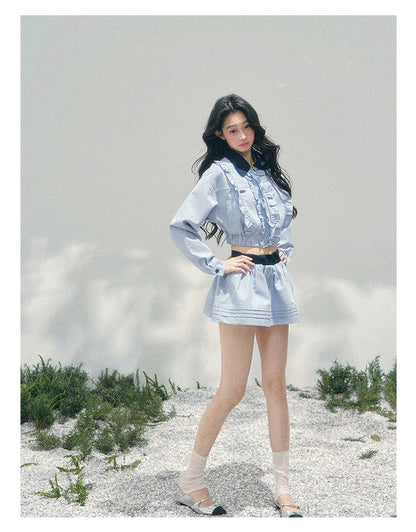 Preppy Check Cropped Set