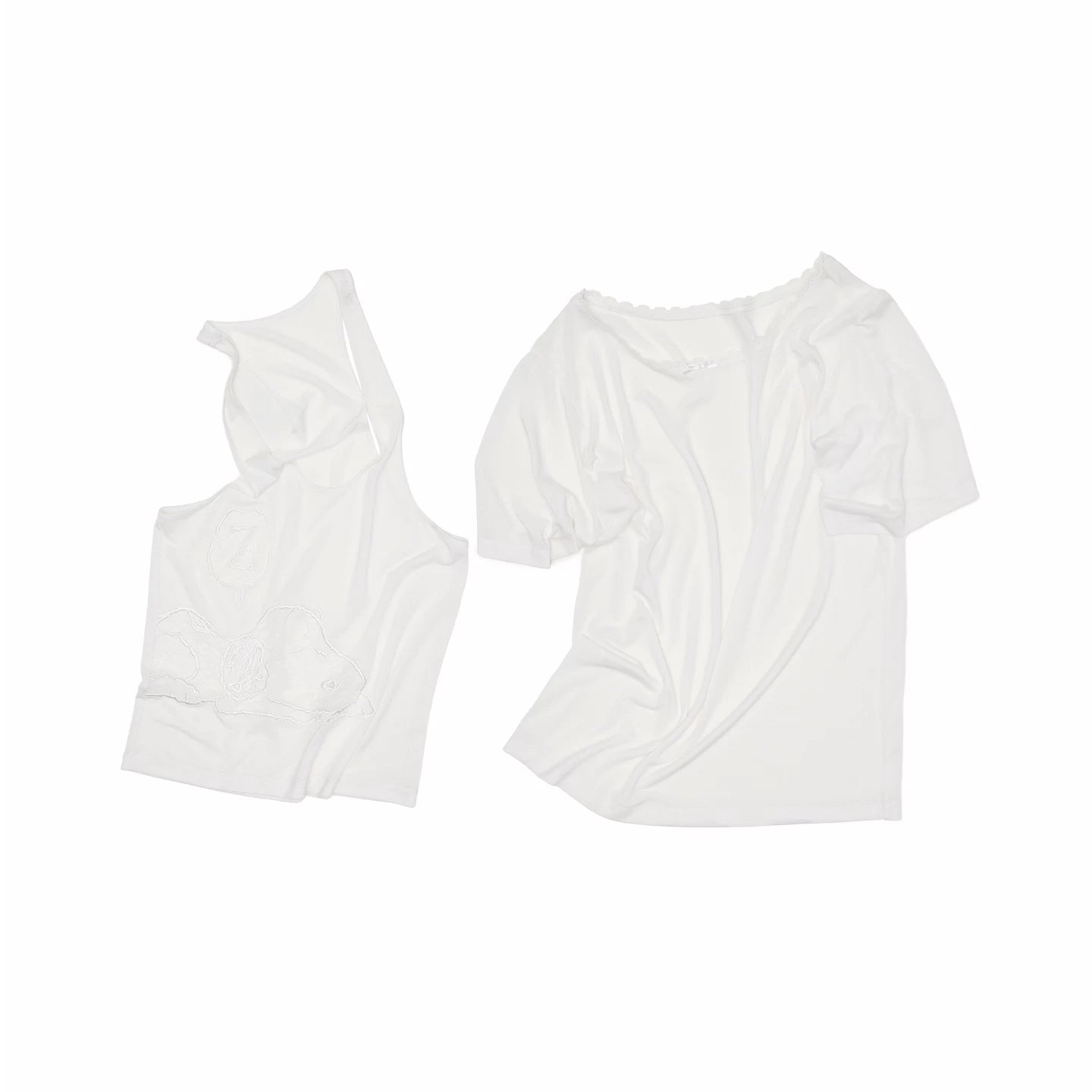 Snoopy Layered Relaxed Fit Two-Piece T-Shirt Set