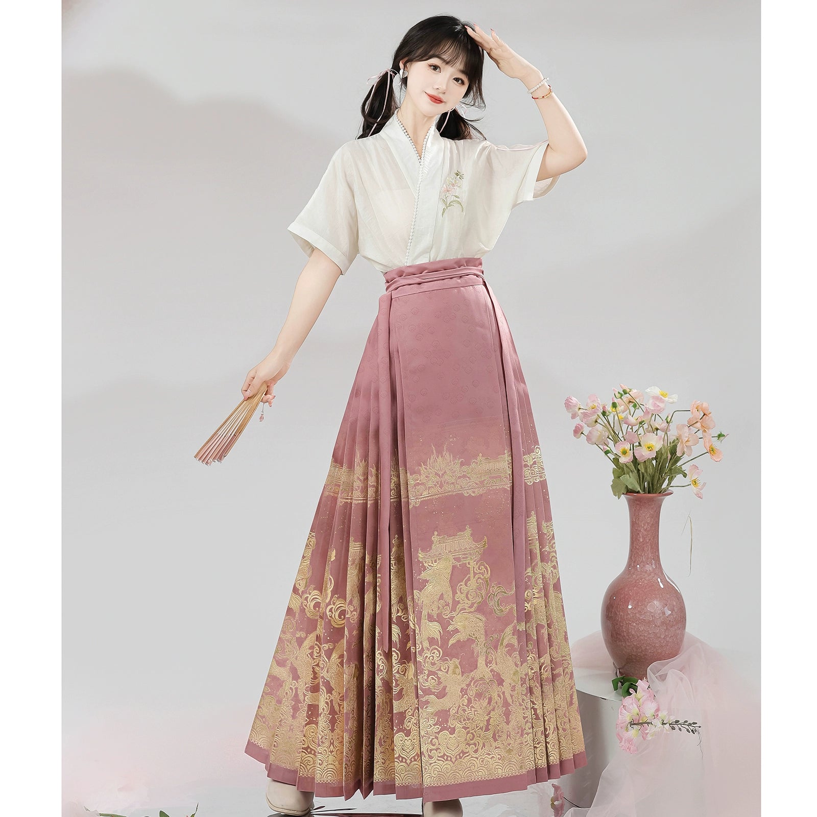 &quot;梦鲤&quot; Ming Dynasty Hanfu Set