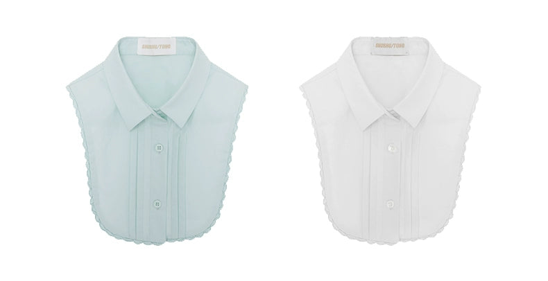 Ruffled Cotton Detachable Collar