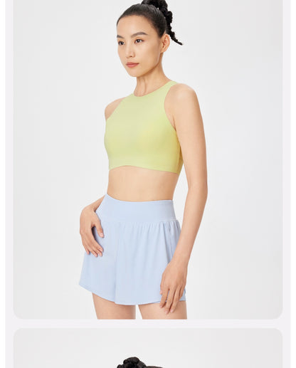 Seamless Backless Tennis Sports Bra