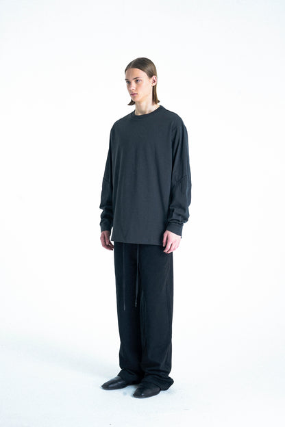Disjointed Structure Long Sleeve T-Shirt