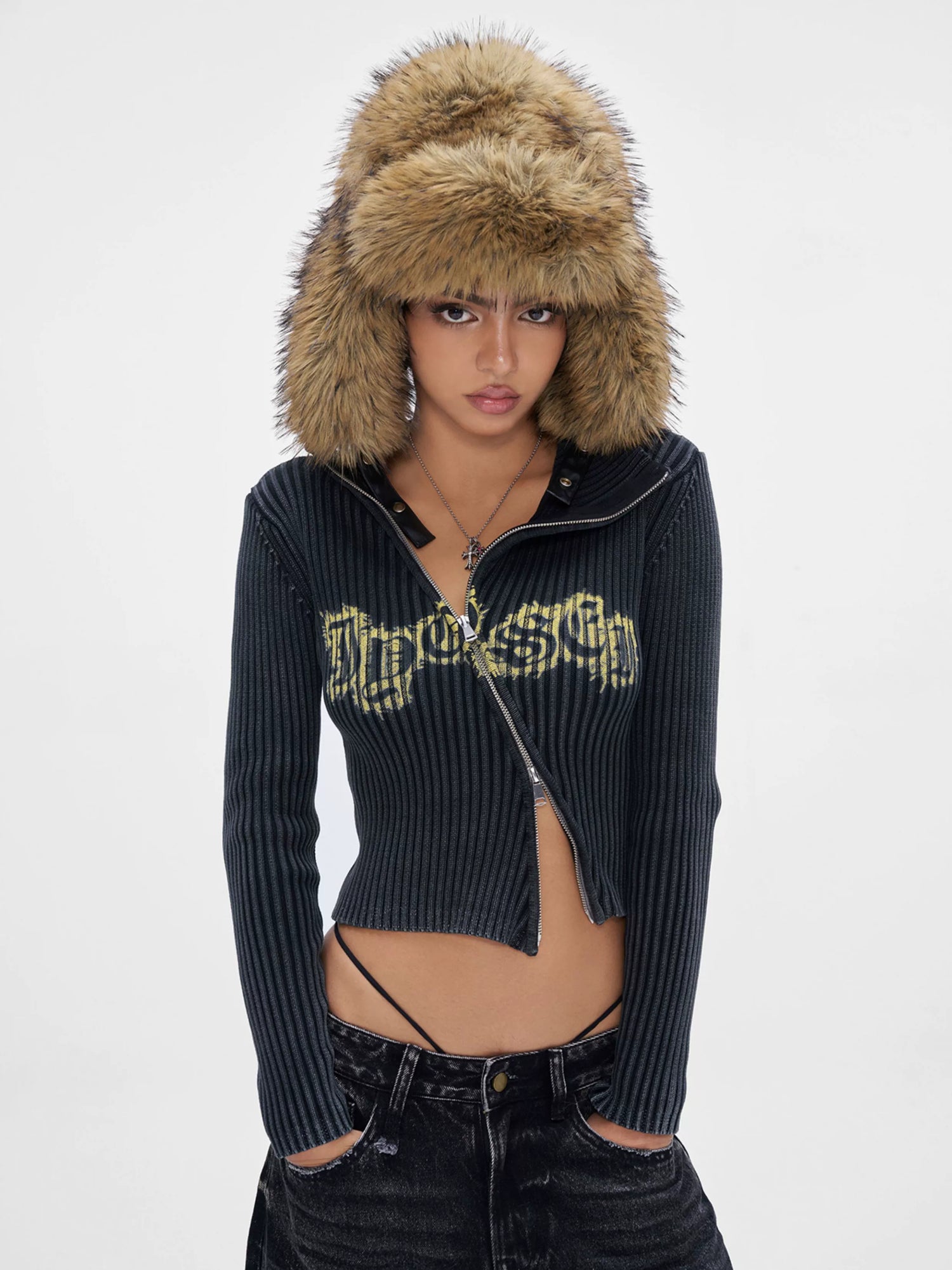 Fur Ushanka Ear-Flap Winter Hat