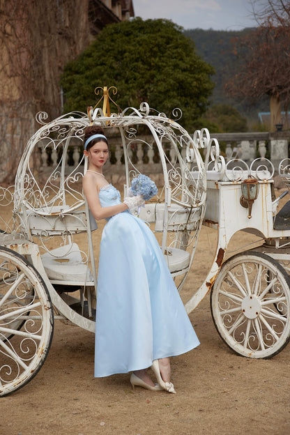 Cinderella Princess Satin Corset Gown
