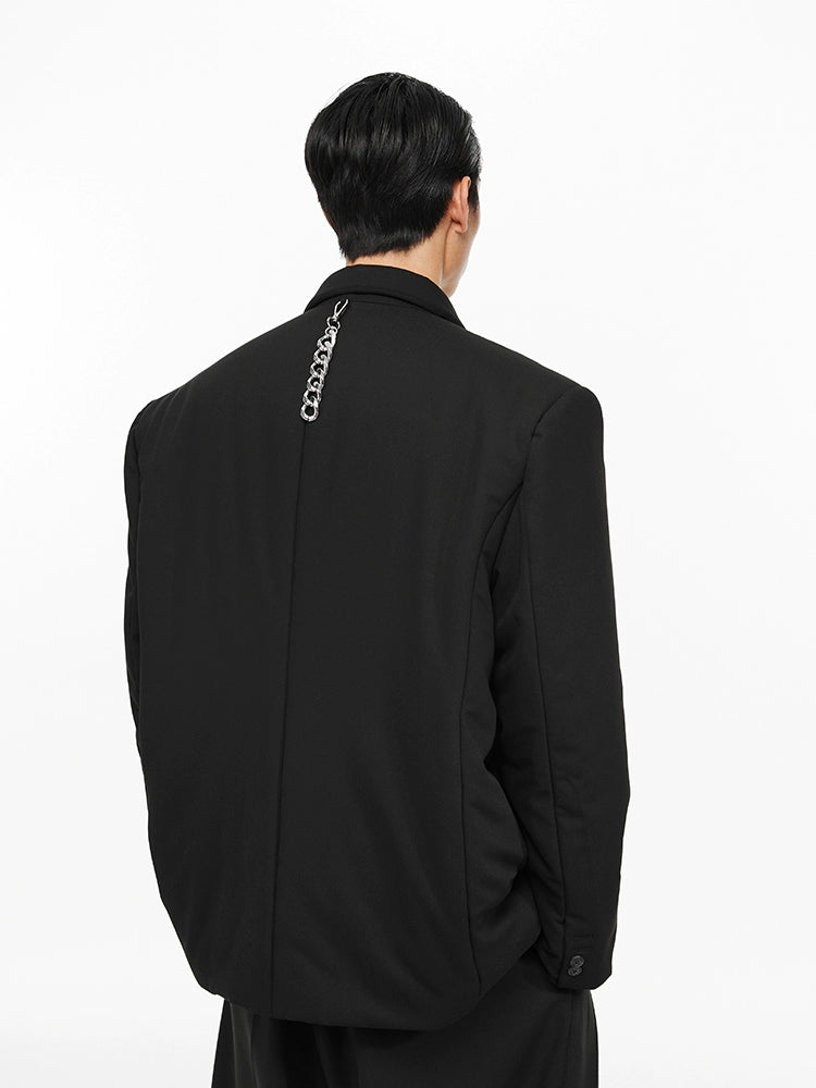 Double-Breasted Suit Jacket - CHINASQUAD