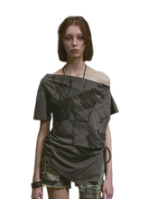 Cest Nous Distressed Punk Shoulder Tee – T-Shirts & Polos