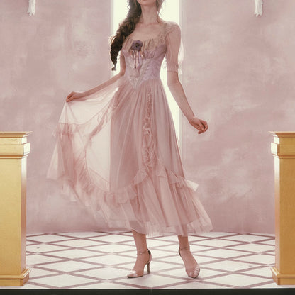 Purple Iris Princess Dress