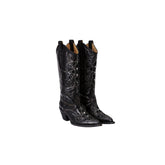 Below-Knee Rivet Long Boots - CHINASQUAD