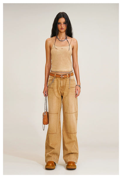 Compass Vintage Wide Cargo Jeans