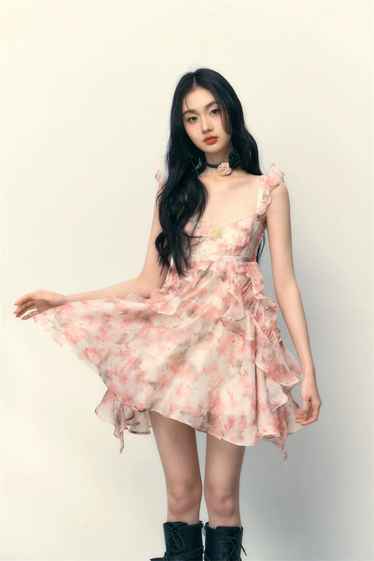 Pink Floral Dress