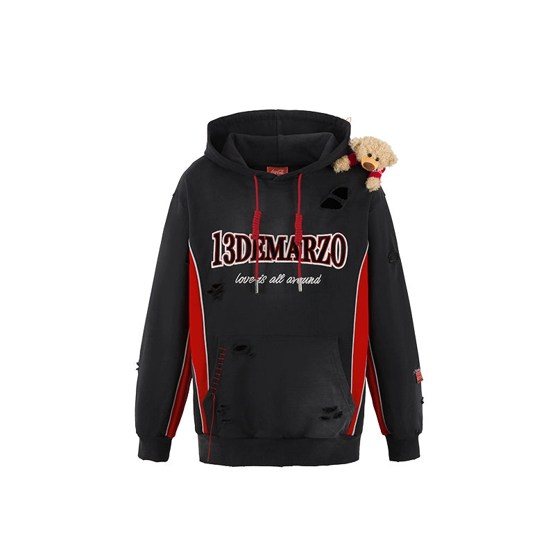 Bear logo hoodie clearance