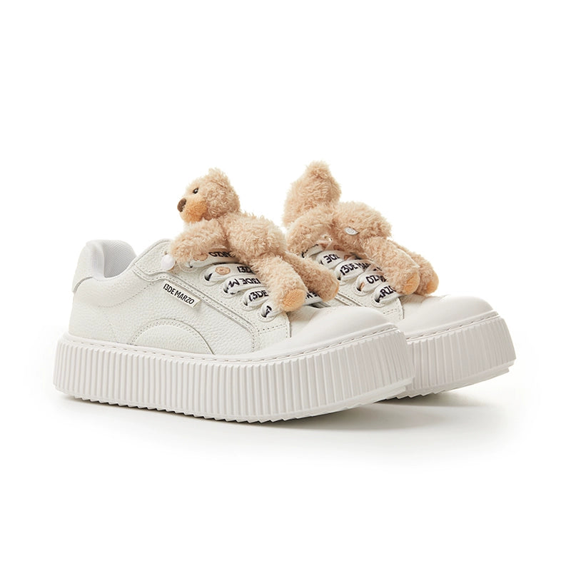 Teddy Biscuit Chunky Low-Top Sneakers