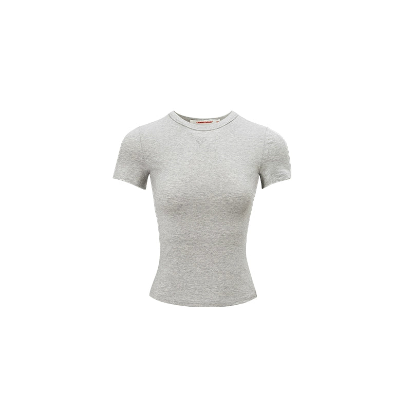 Slim Fit Straight Shoulder T-shirt - CHINASQUAD