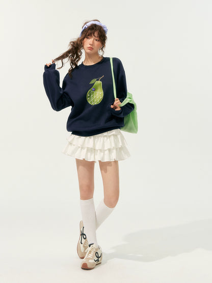 Pear Printed Sweatshirt