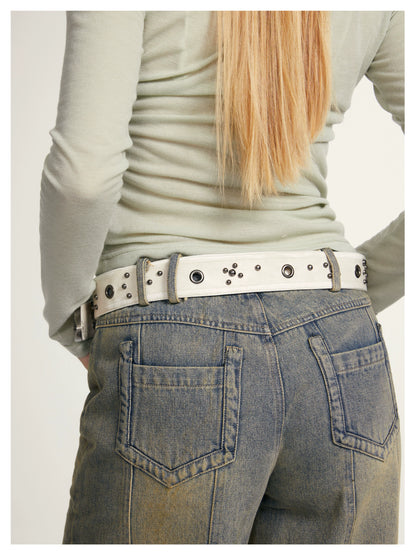 Studded Vintage Statement Belt