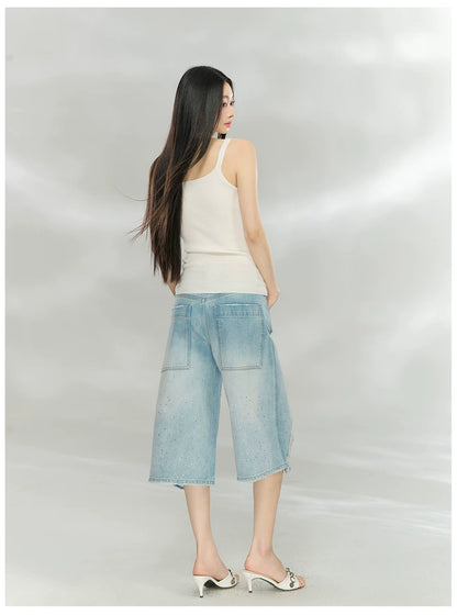 Cross-Front V-Neck Knit Camisole