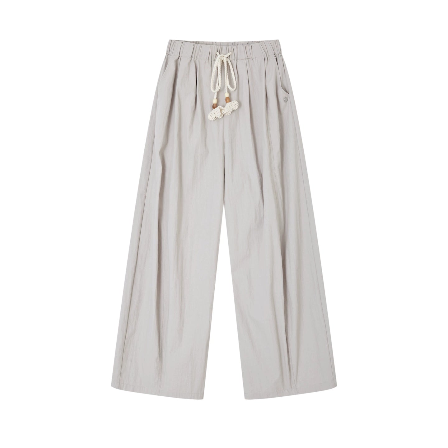 Loose Casual Wide-Leg Scimitar Pants