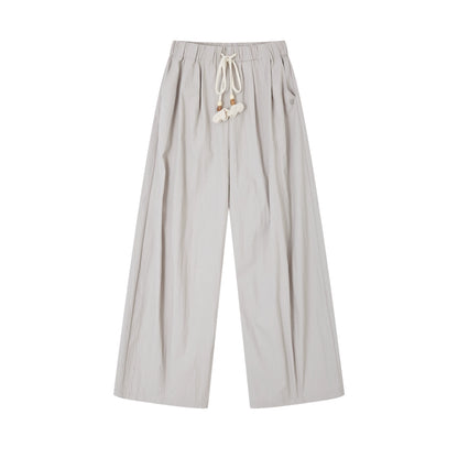 Loose Casual Wide-Leg Scimitar Pants