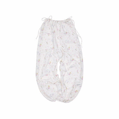 Snoopy Floral Balloon Wide-Leg Pants 1Jinn Studio