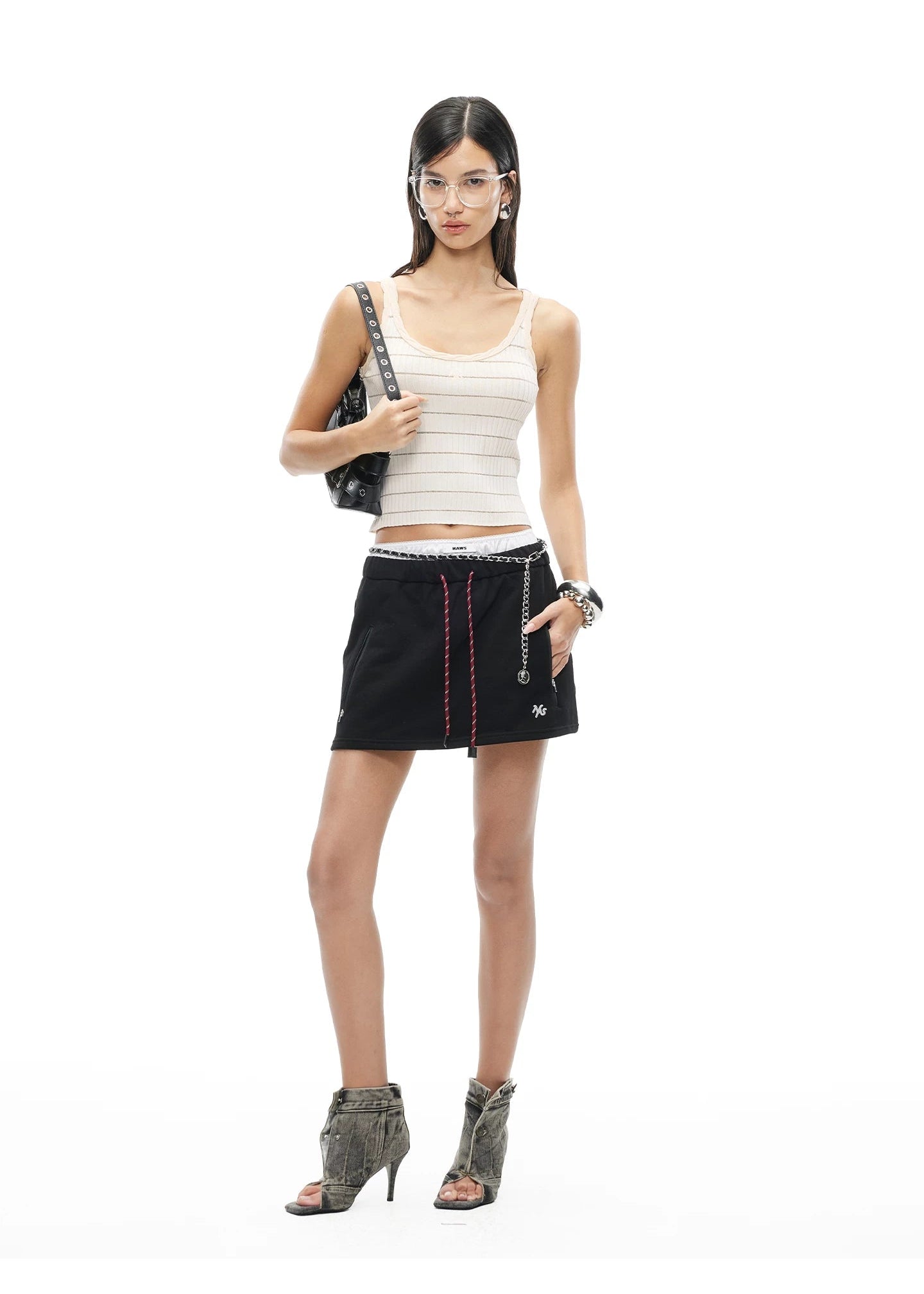 Ghost Weave Slim Fit Jacquard Tank Top