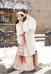 "花墙灯会"Ming-dynasty Hanfu Set - CHINASQUAD