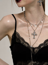 Double-layered Cross Necklace - CHINASQUAD