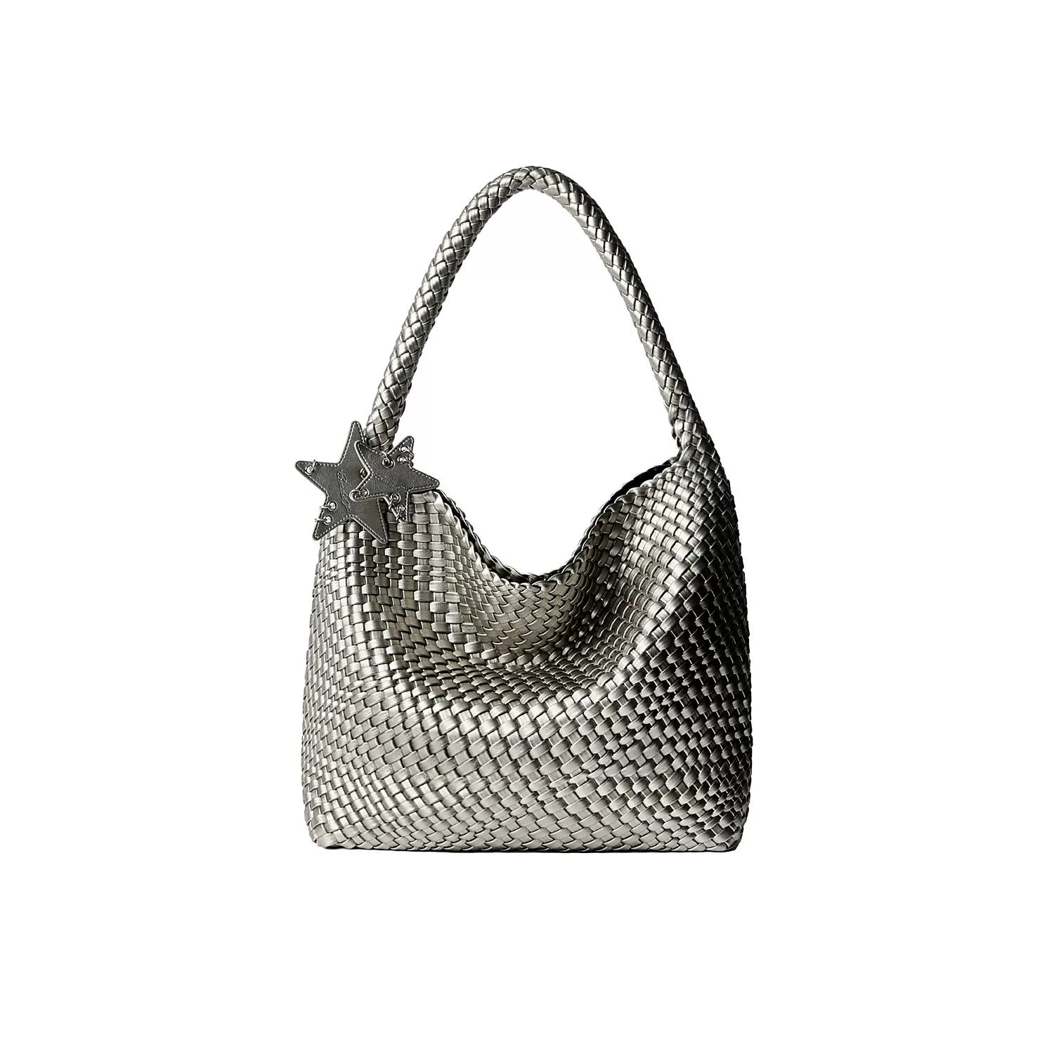 Large Woven Hobo Tote Shoulder Bag ECODAY
