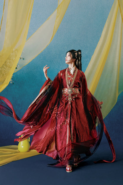 &quot;灼灼相思&quot; Wedding Hanfu Set