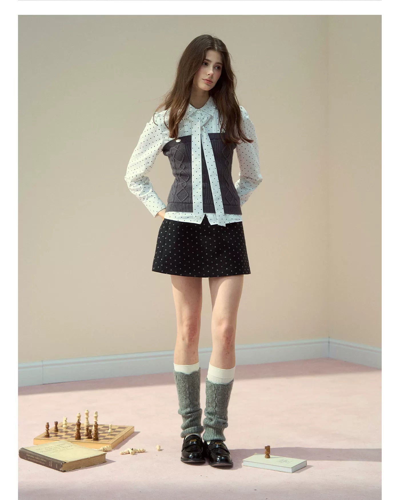 Polka Dot Preppy Shirt