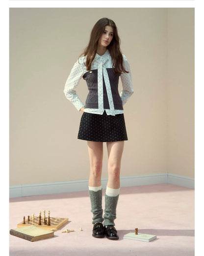 Polka Dot Preppy Shirt