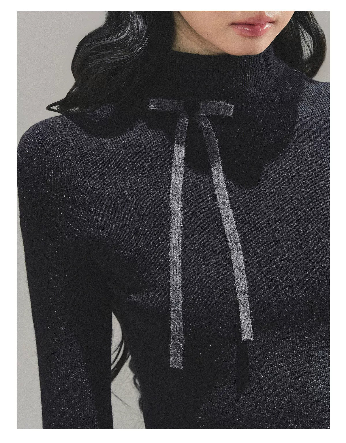 Velvet Touch Mock-Neck Knit Base Layer