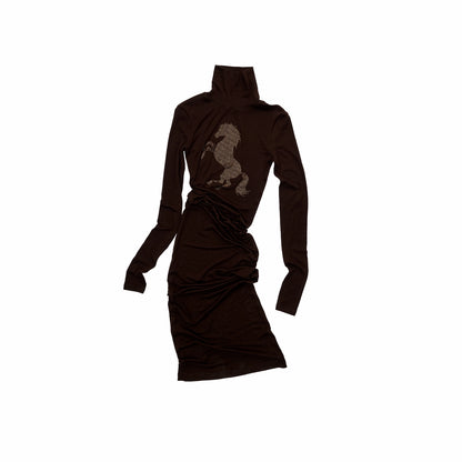 Crystal-Embellished Turtleneck