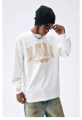 Embroidered Crew Neck Sweatshirt - CHINASQUAD