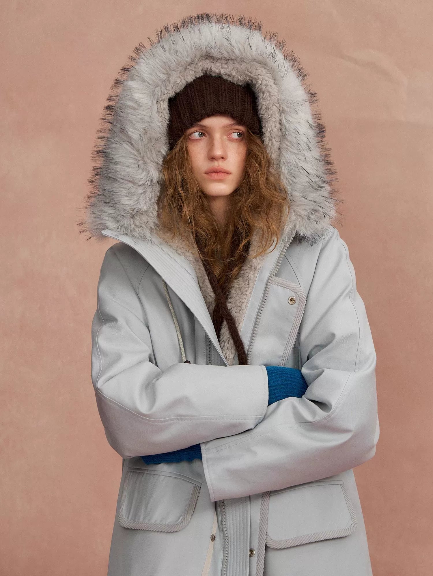 Hooded Utility Parka Puffer Down