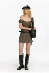 Rivet Punk Knee-High Boots - CHINASQUAD