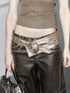 2TH DESIRE Vintage Rose Studded Wide Belt – view 2