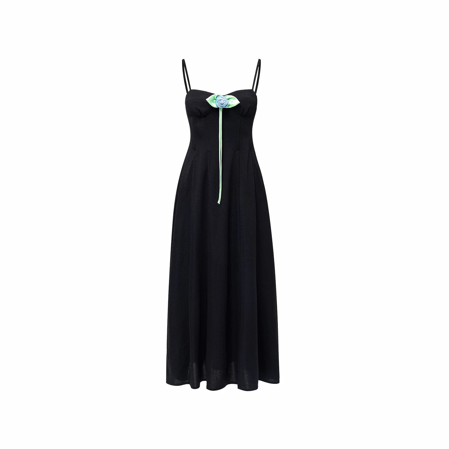 Rose Brooch Corset Maxi Dress 1Jinn Studio