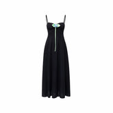 Rose Brooch Corset Maxi Dress 1Jinn Studio