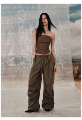 Loose Wide-leg Paratrooper Pants - CHINASQUAD