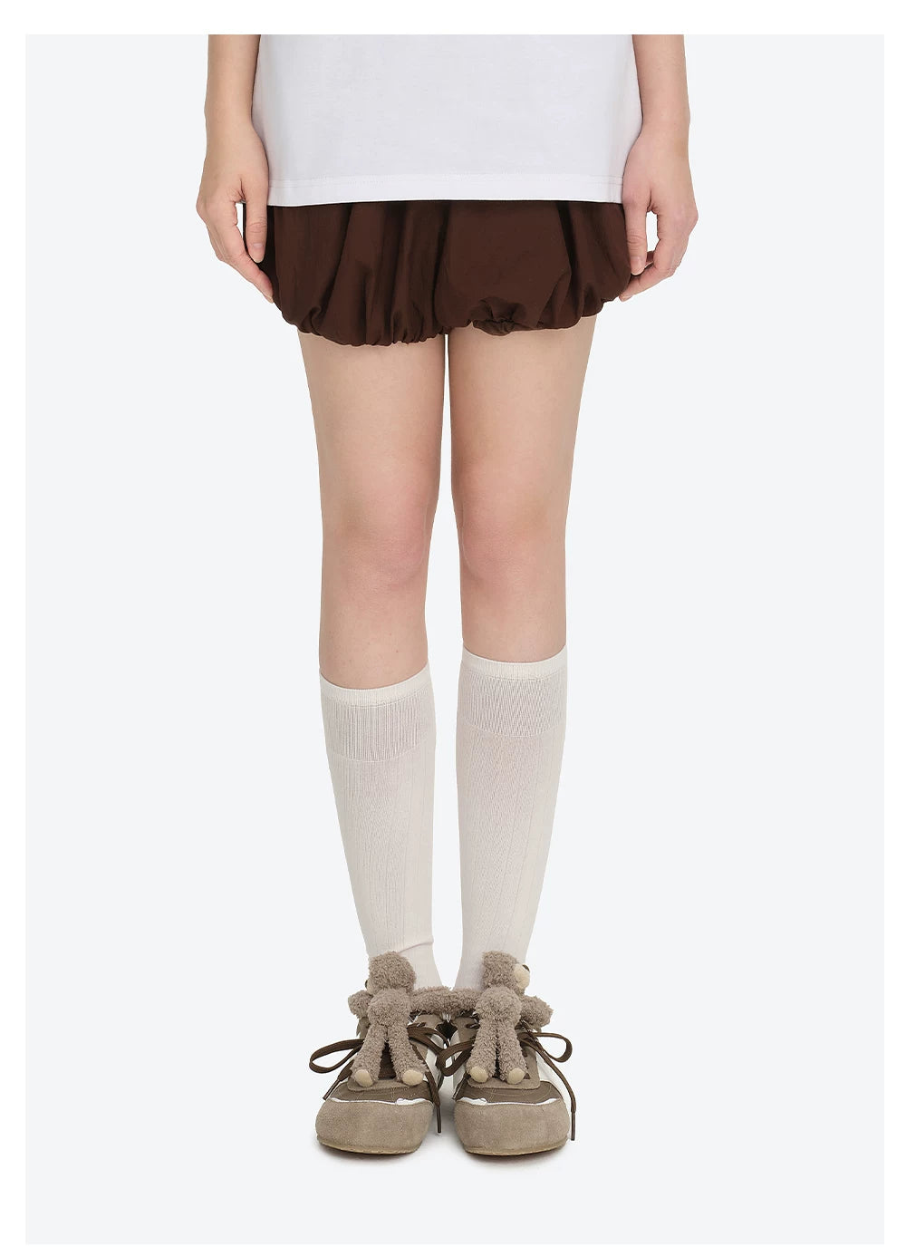 Bear Plush Casual Sneakers