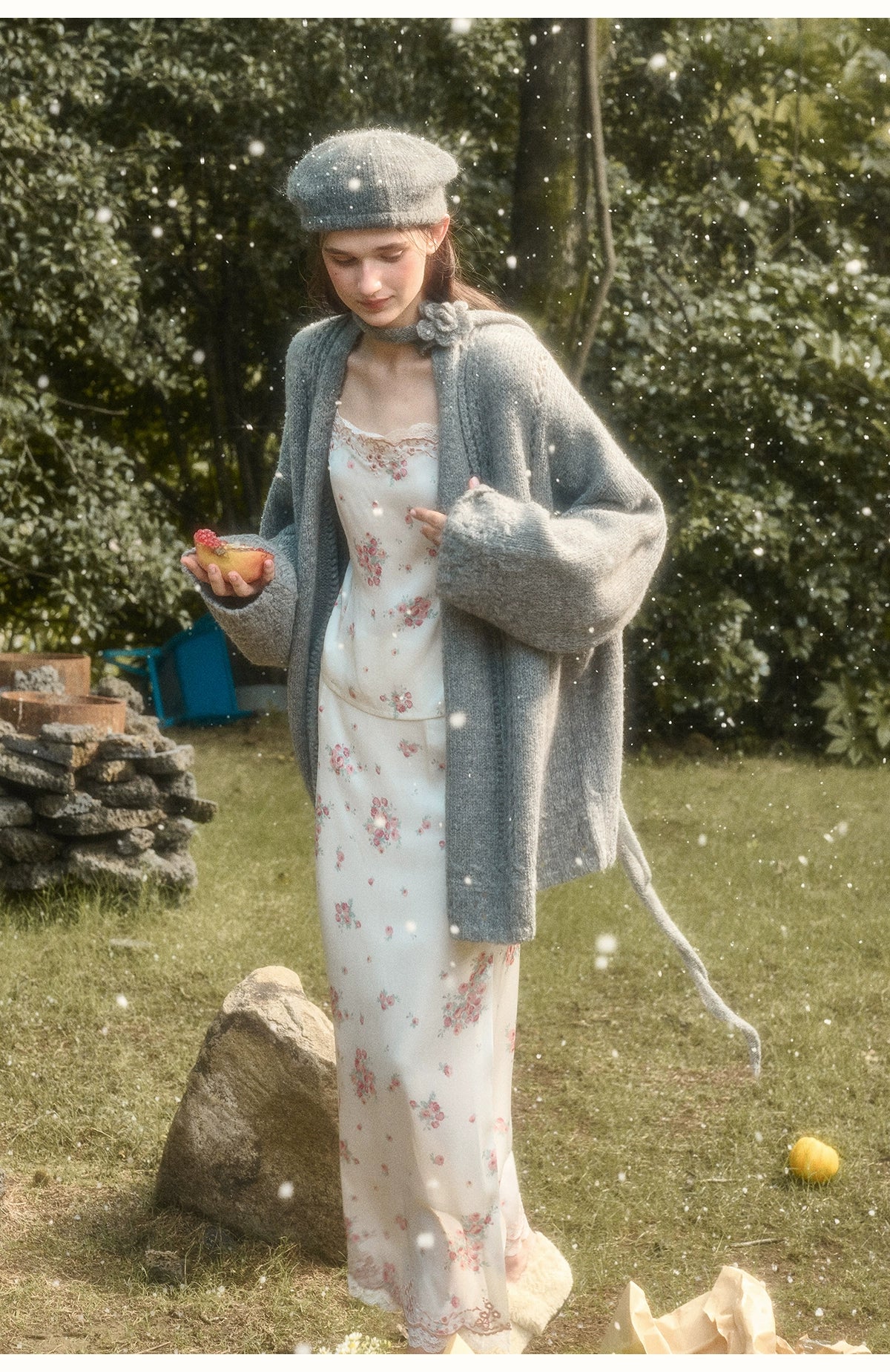 Cosagach Air Mohair Knit Cardigan
