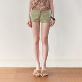 Vintage Lace Panel Hot Shorts NeverMore