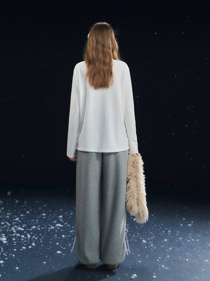 Velvety Jogger Lantern Pants